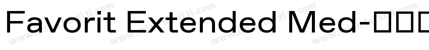 Favorit Extended Med字体转换